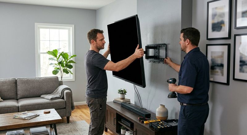 Flatscreen TV Mounting in Kansas City, MO