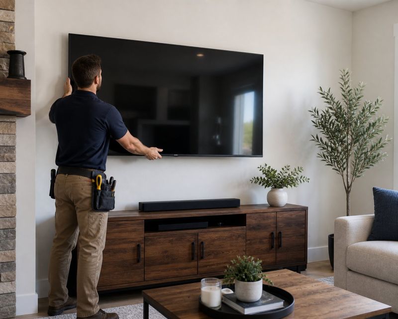 Television Hanging Service in Olathe, KS