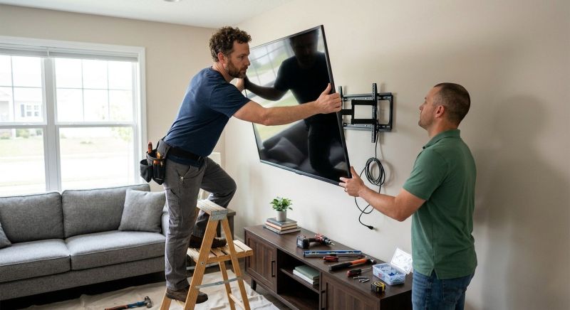 Tv Hanging Service in Conroe, TX